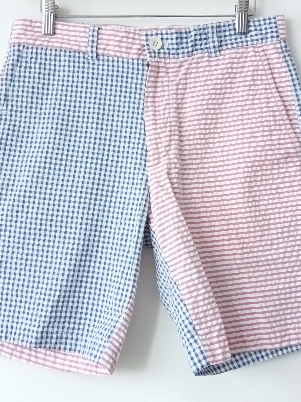 Vineyard Vines Breaker Short Mens 30 Seersucker 9" Inseam Lighthouse Red Stretch